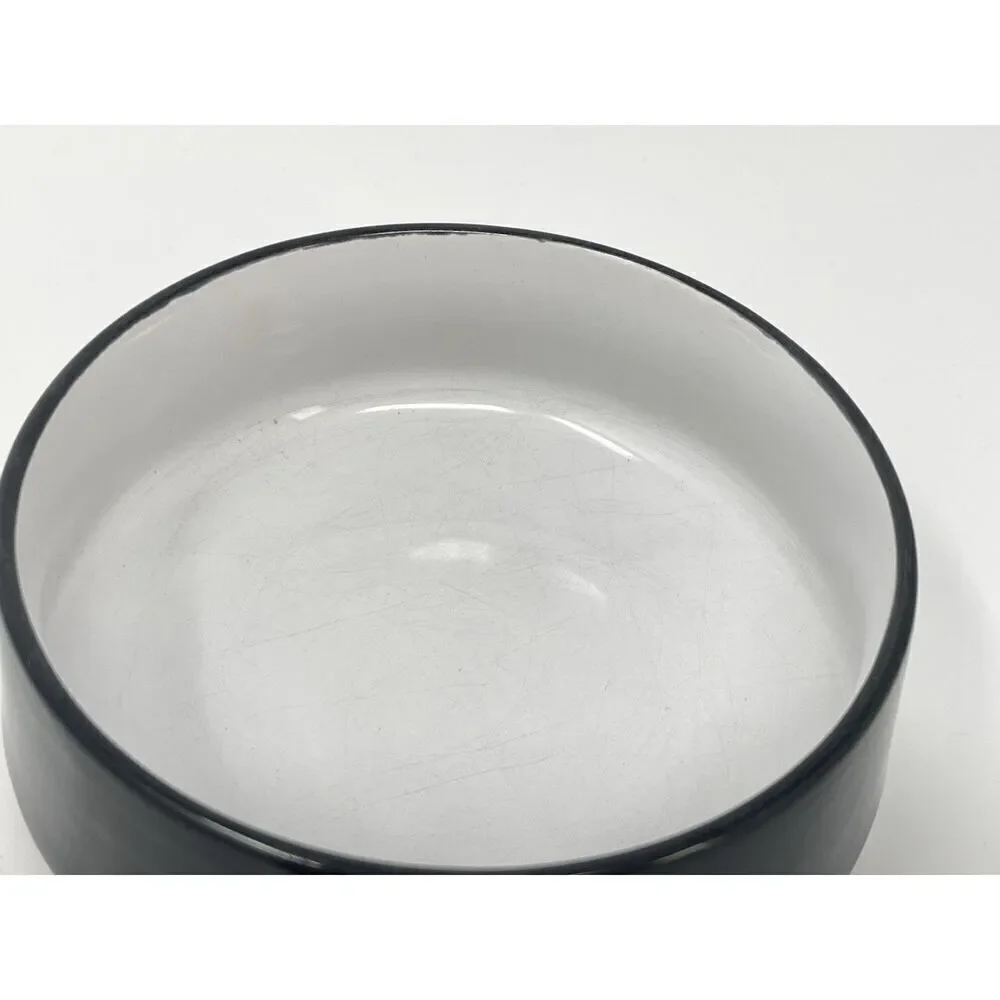 DANSK Kobenstyle Black White Soup Cereal All Purpose Bowls Quistgaard Set Of 2